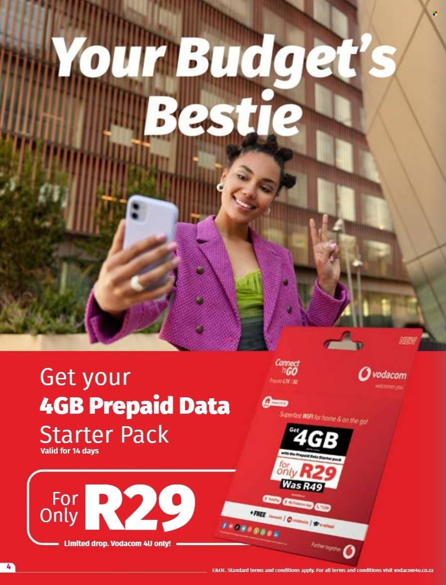 VODACOM specials - From Tuesday 9 Jun 2026