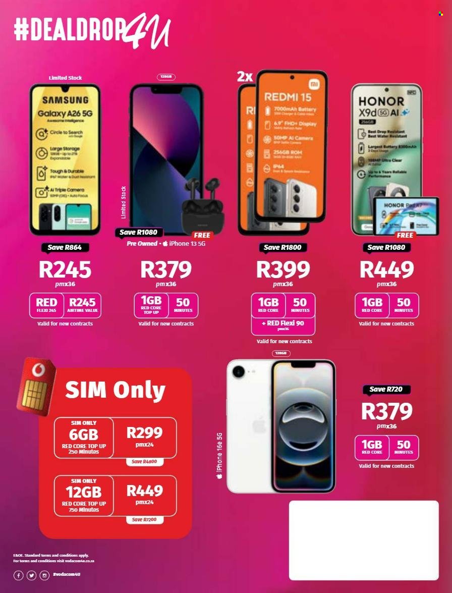 VODACOM specials - From Tuesday 9 Jun 2026