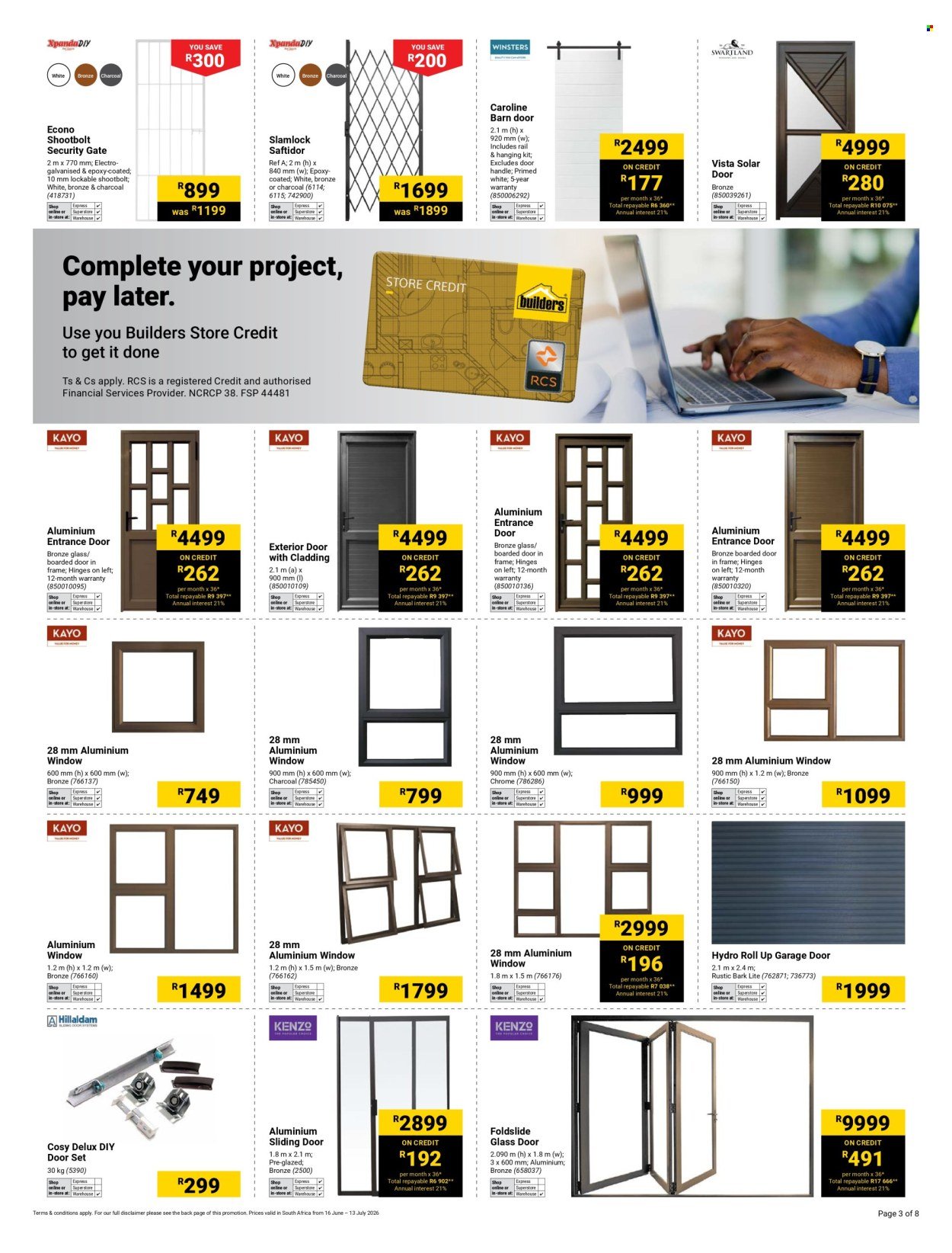 BUILDERS specials - Build with us