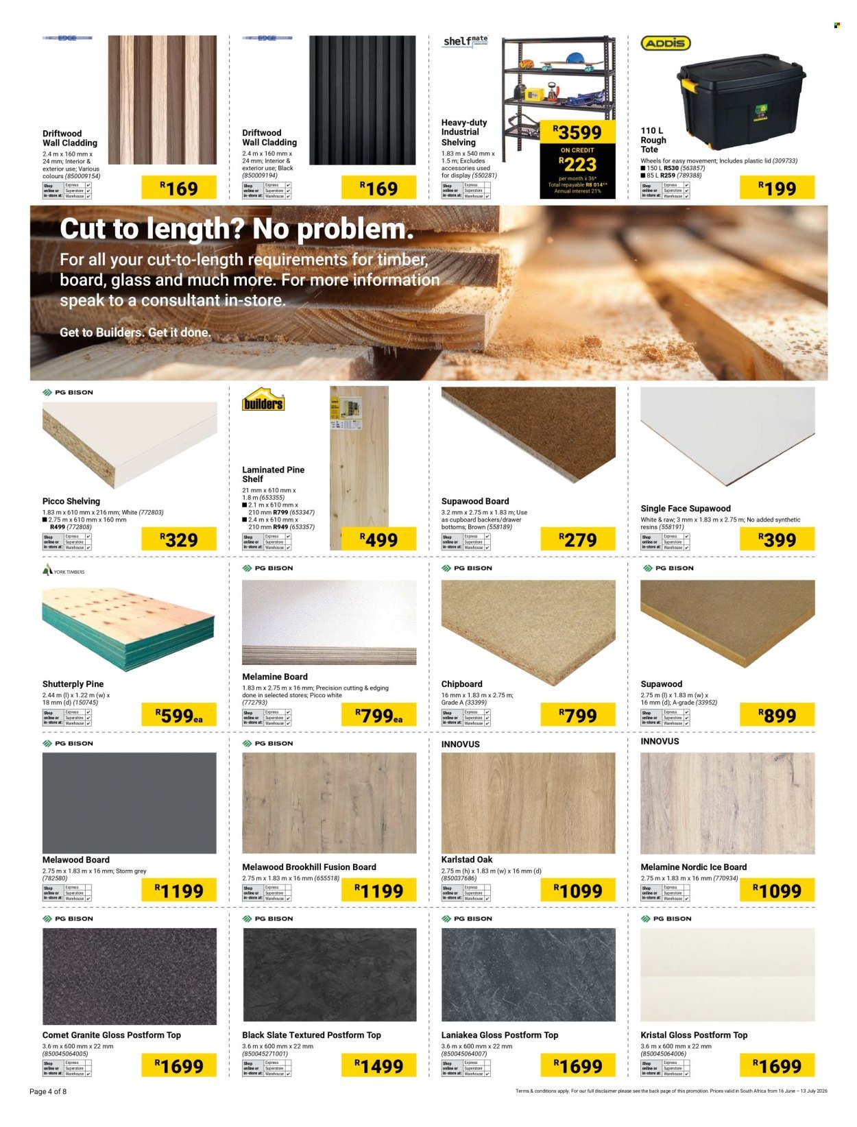 BUILDERS specials - Build with us