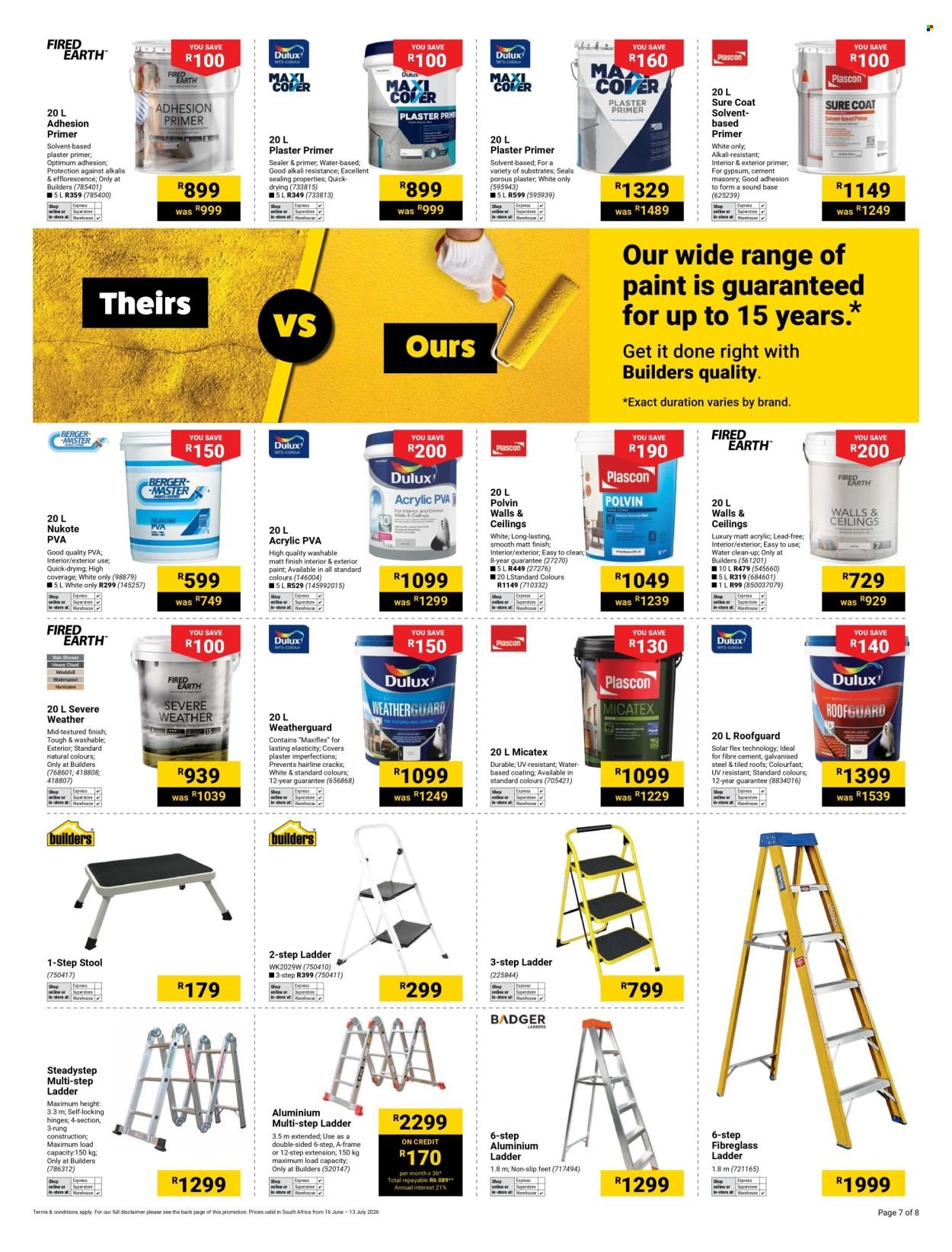 BUILDERS specials - Build with us
