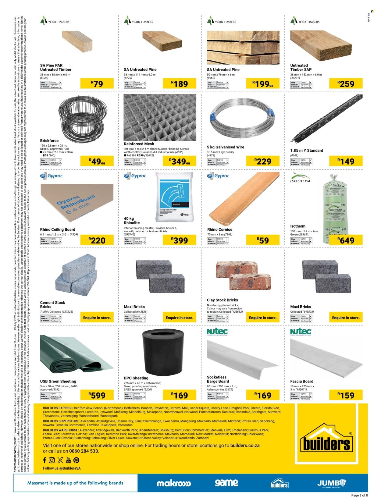 BUILDERS specials - Build with us