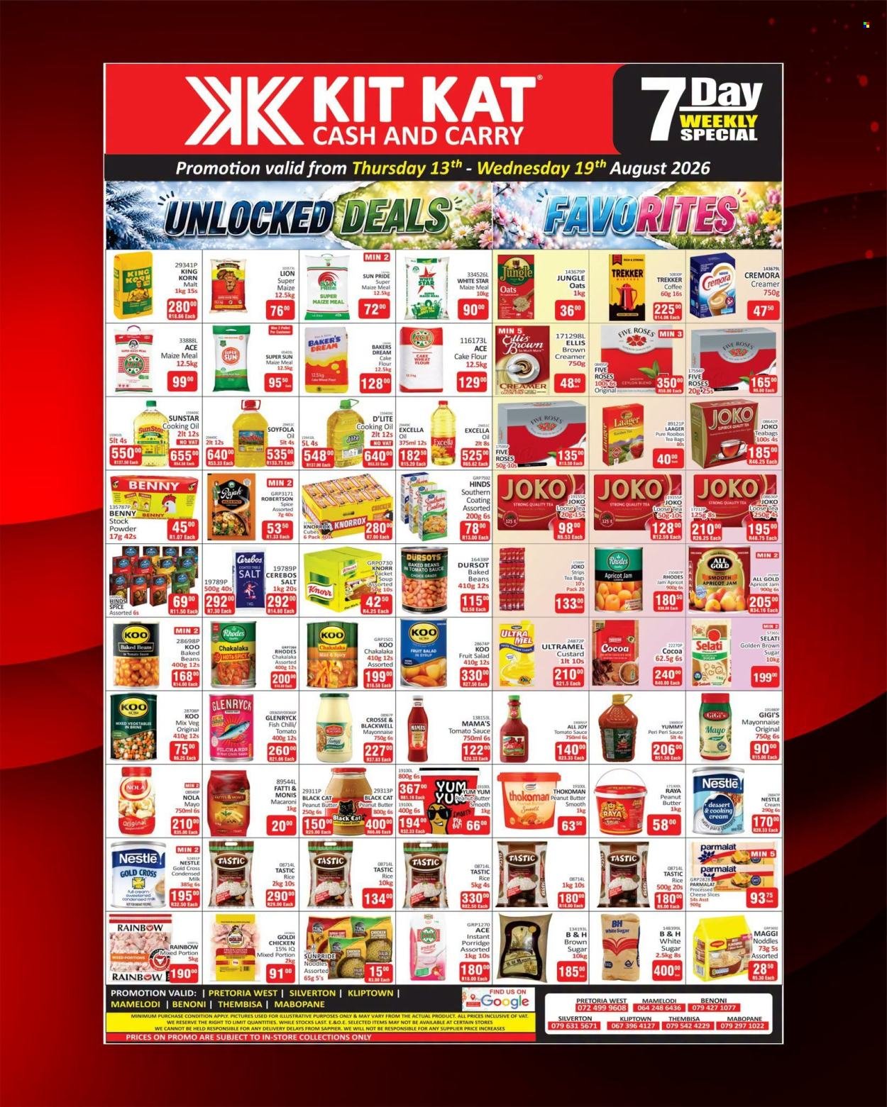 KIT KAT CASH & CARRY specials - Traders promotion