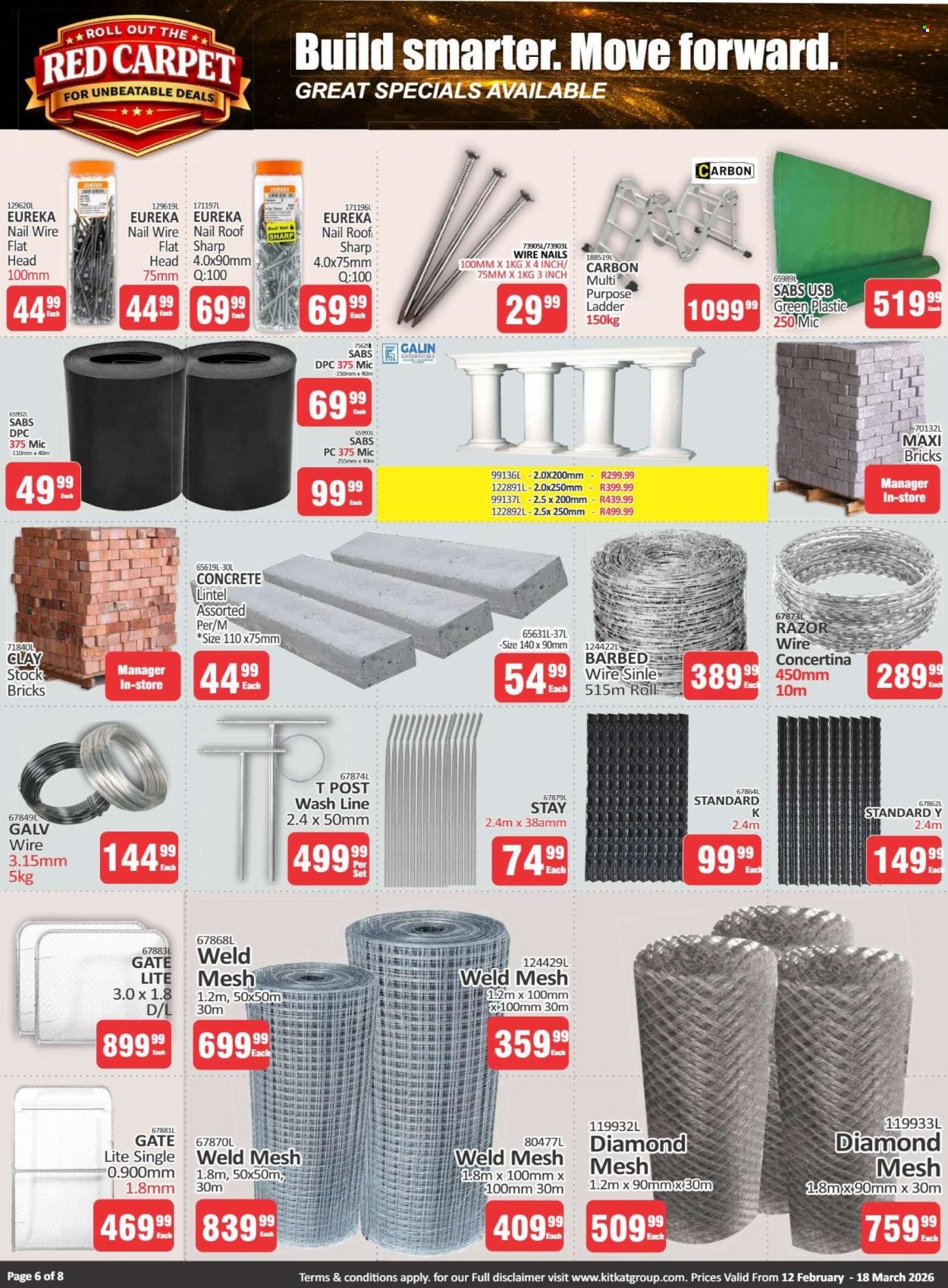 KIT KAT CASH & CARRY specials - Buildmart - Red Carpet Leaflet (2026-02-12 - 2026-03-18) | 6