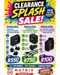MATRIX WAREHOUSE specials - August 2026
