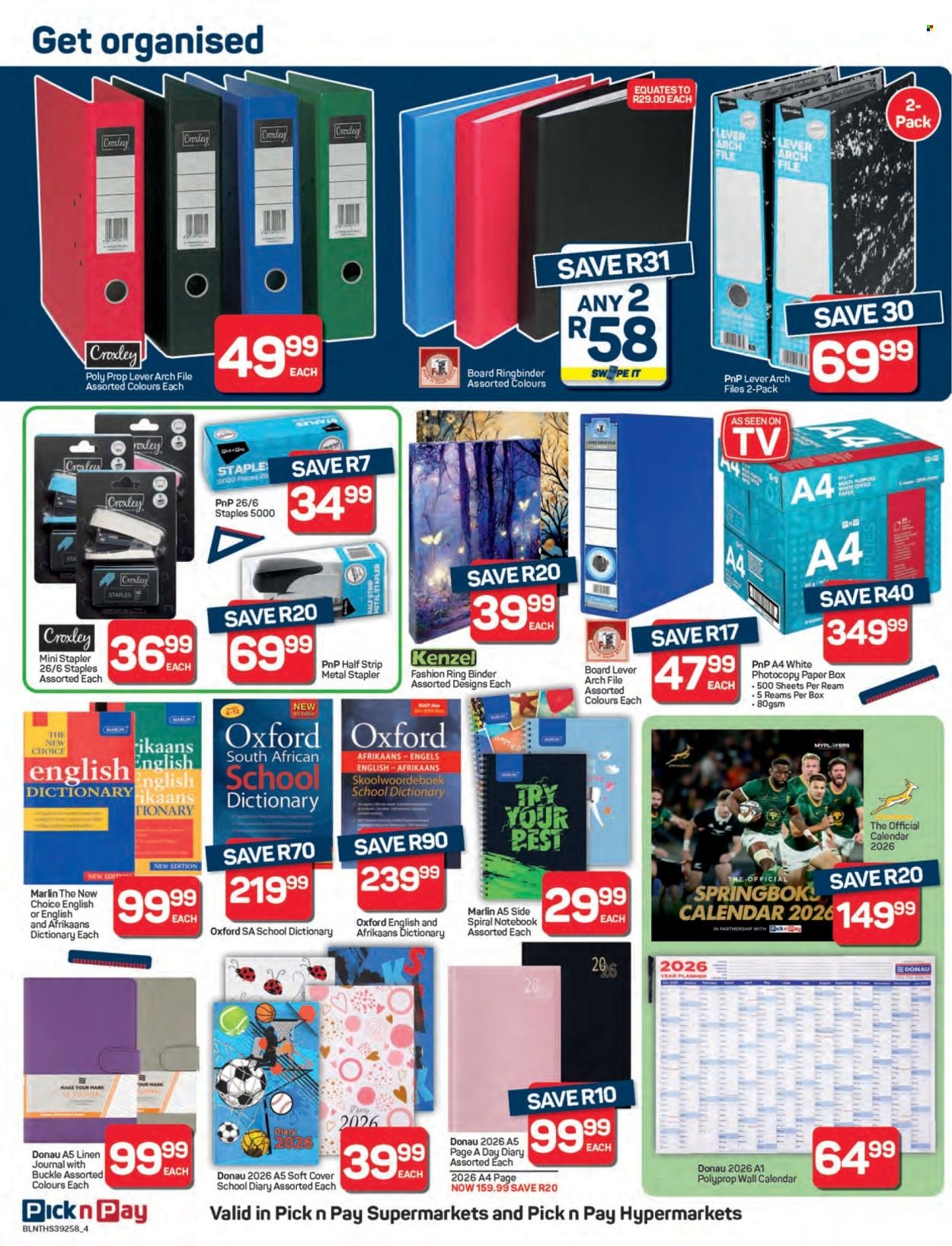 PICK N PAY specials - Back To School Specials (2025-12-29 - 2026-01-25) | 4