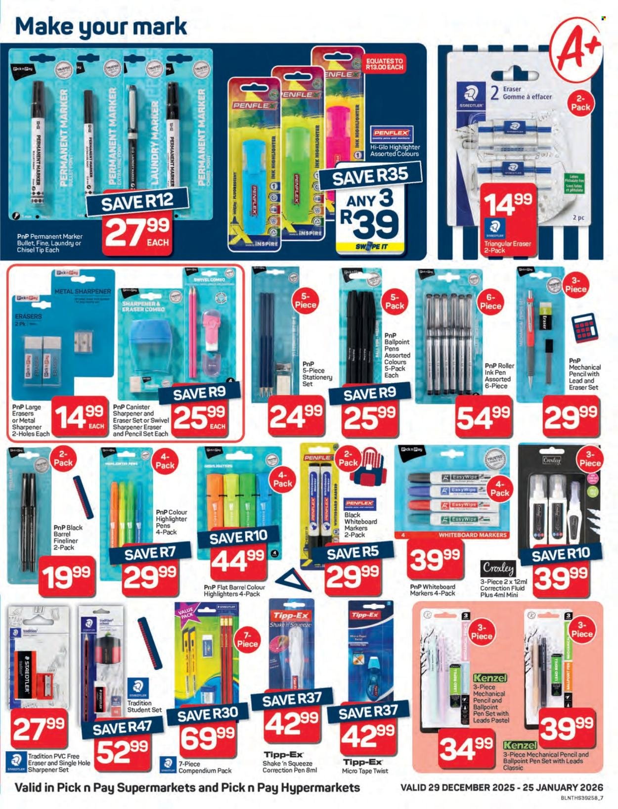 PICK N PAY specials - Back To School Specials (2025-12-29 - 2026-01-25) | 7