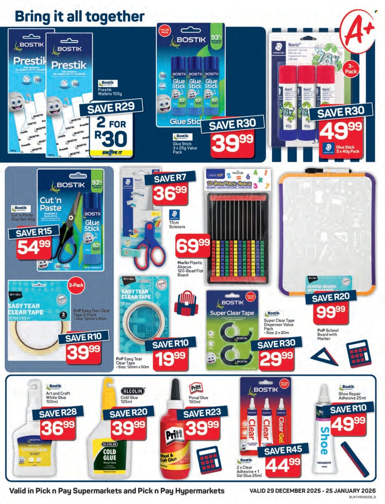 PICK N PAY specials - Back To School Specials (2025-12-29 - 2026-01-25) | 9