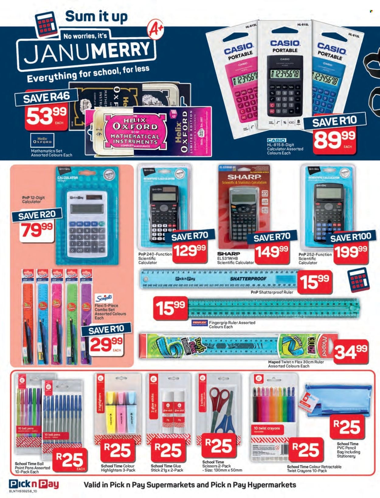 PICK N PAY specials - Back To School Specials (2025-12-29 - 2026-01-25) | 10