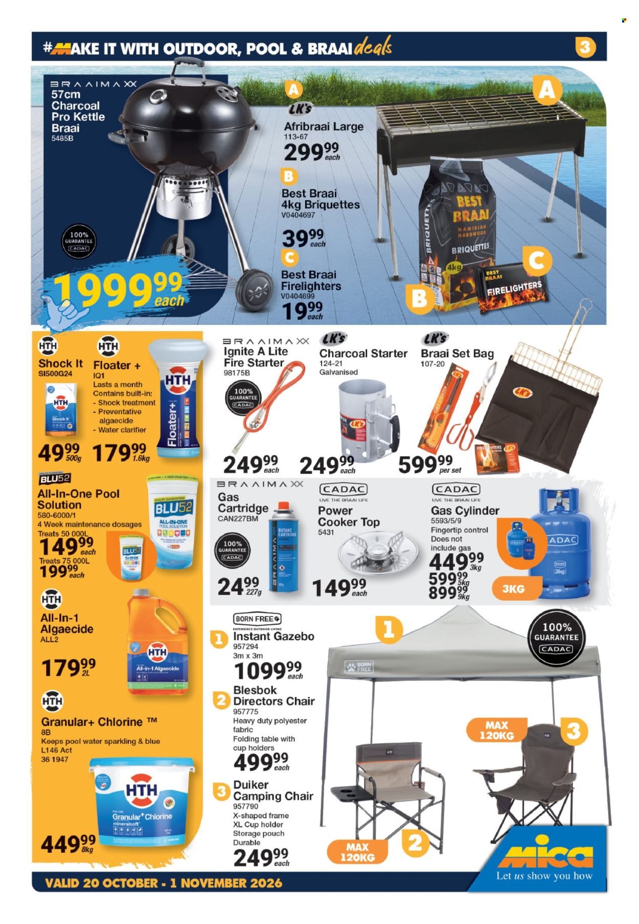 MICA specials - From Tuesday 20 Oct 2026