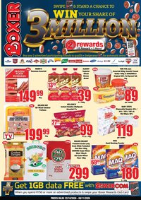 BOXER specials - GP October ME