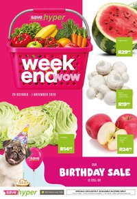SAVE specials - From Thursday 29 Oct 2026