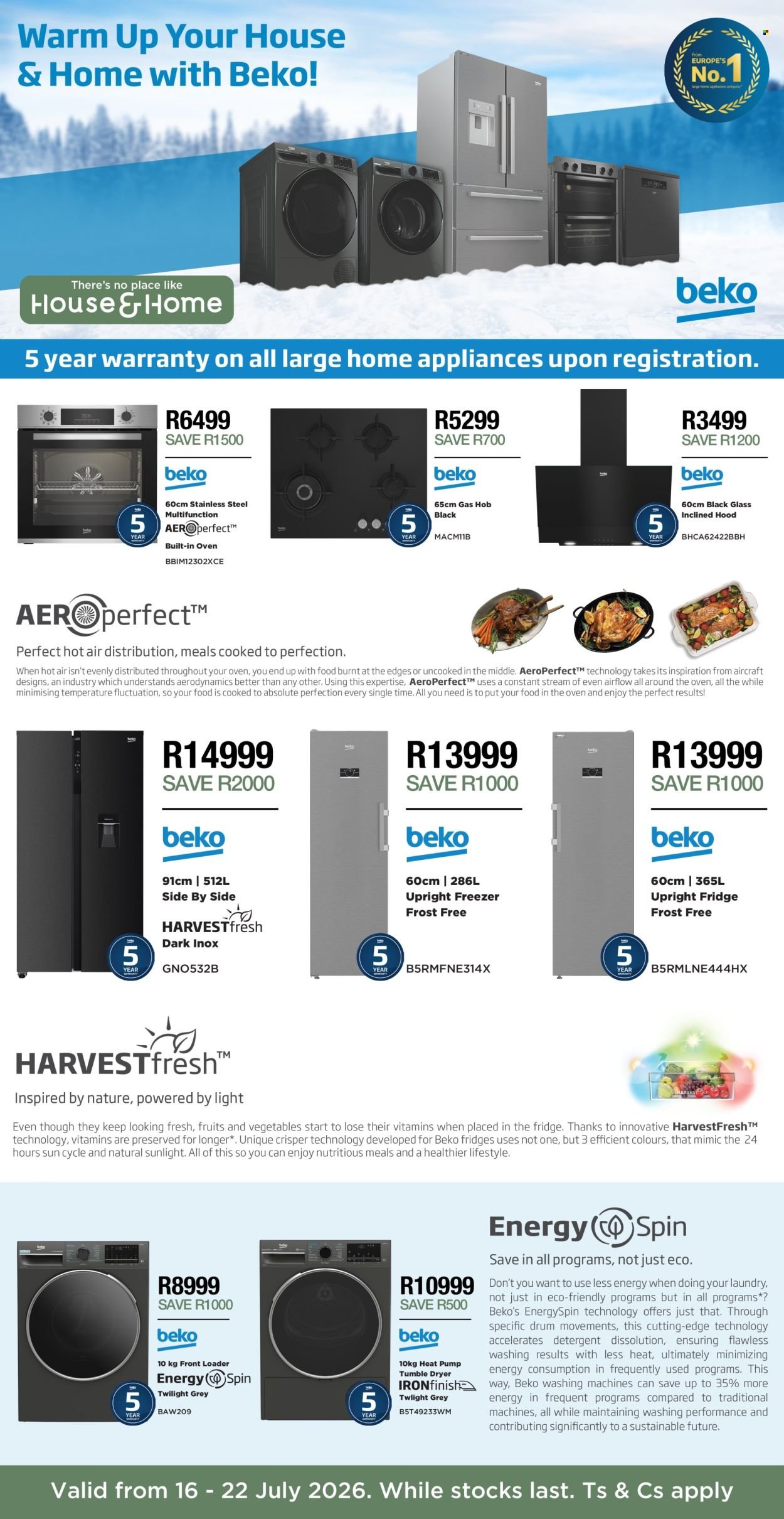 HOUSE & HOME specials - From Thursday 16 Jul 2026