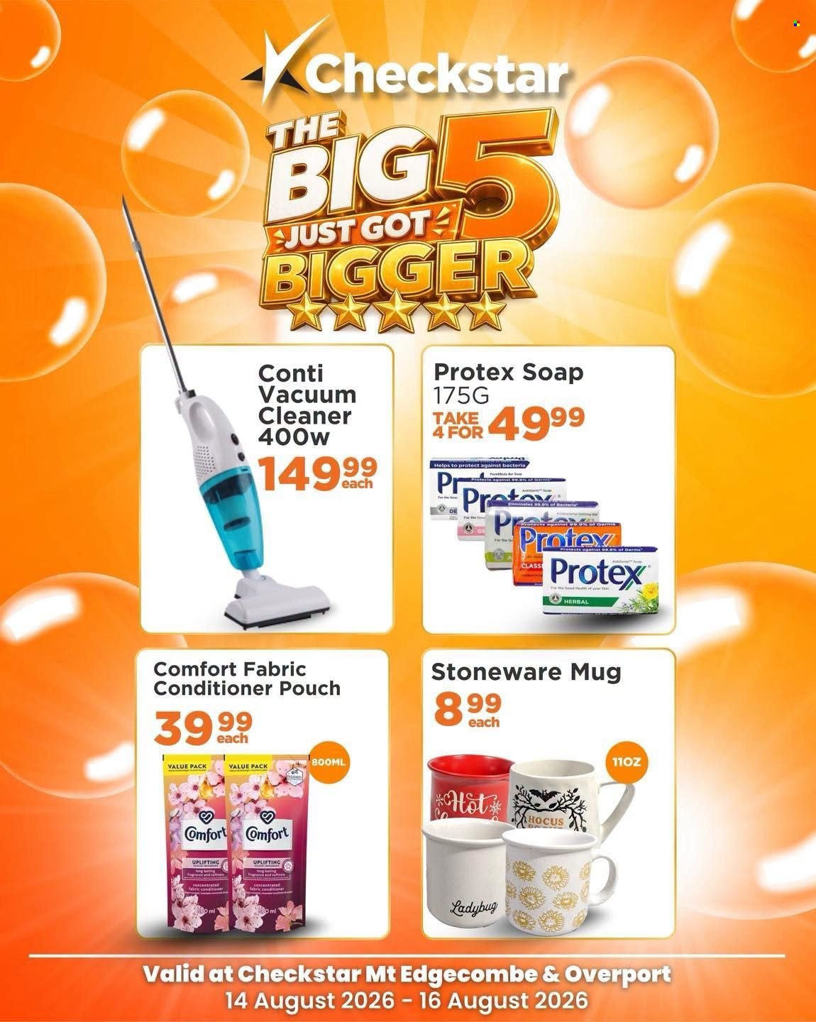 CHECKSTAR specials - From Friday 14 Aug 2026
