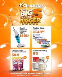 CHECKSTAR specials - From Friday 14 Aug 2026