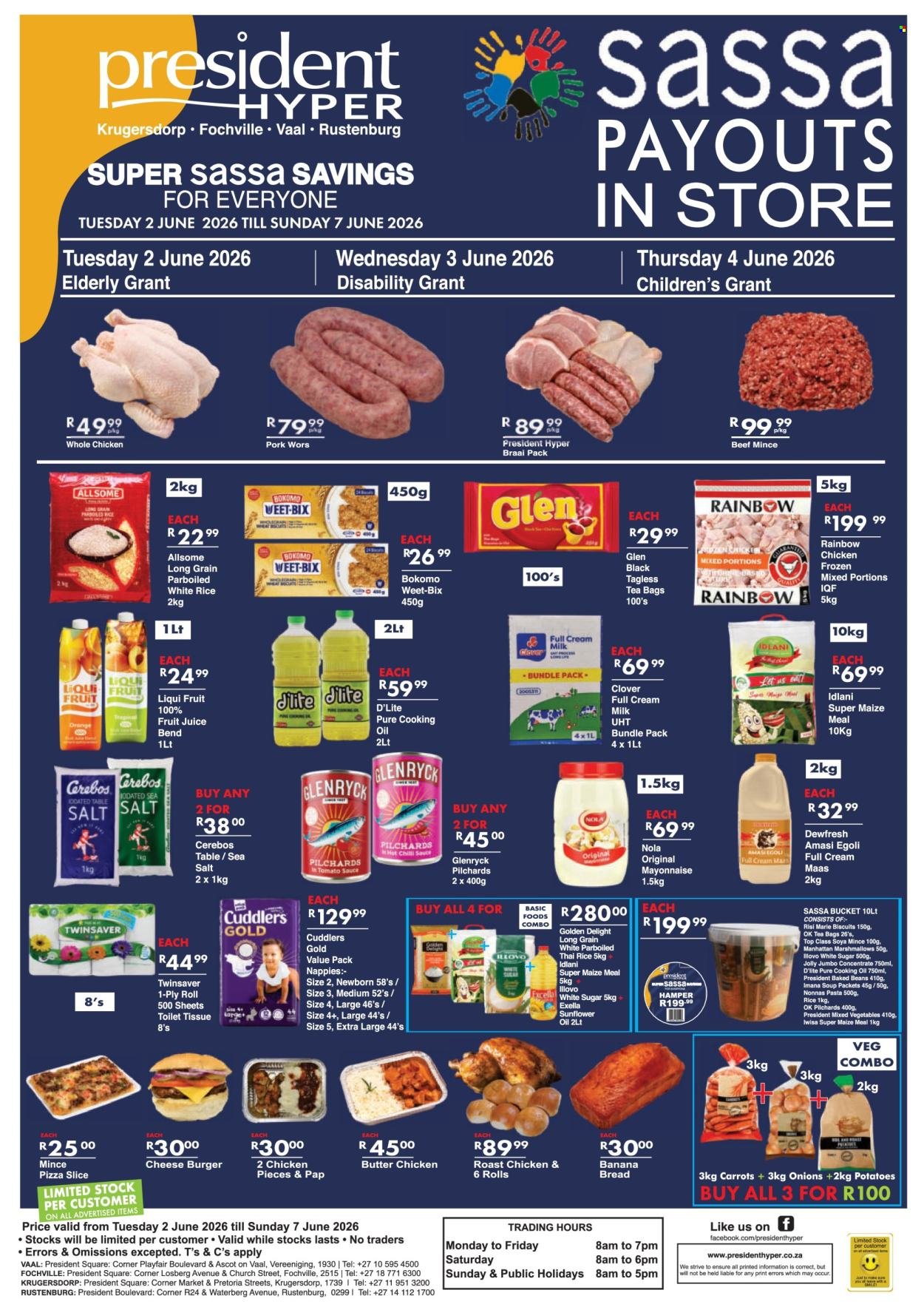 PRESIDENT HYPER specials - Super Sassa Saving