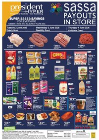 PRESIDENT HYPER specials - Super Sassa Saving