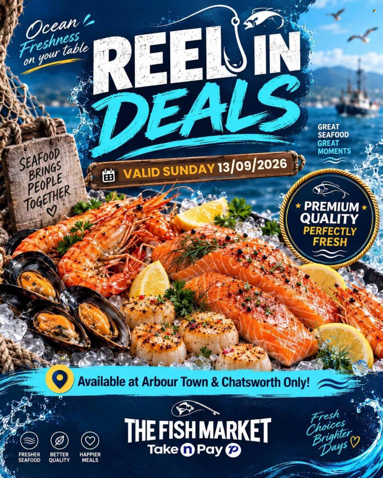 TAKE N PAY specials - From Sunday 13 Sept 2026