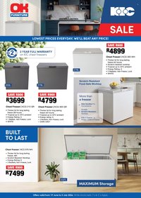 OK FURNITURE specials - From Friday 19 Jun 2026