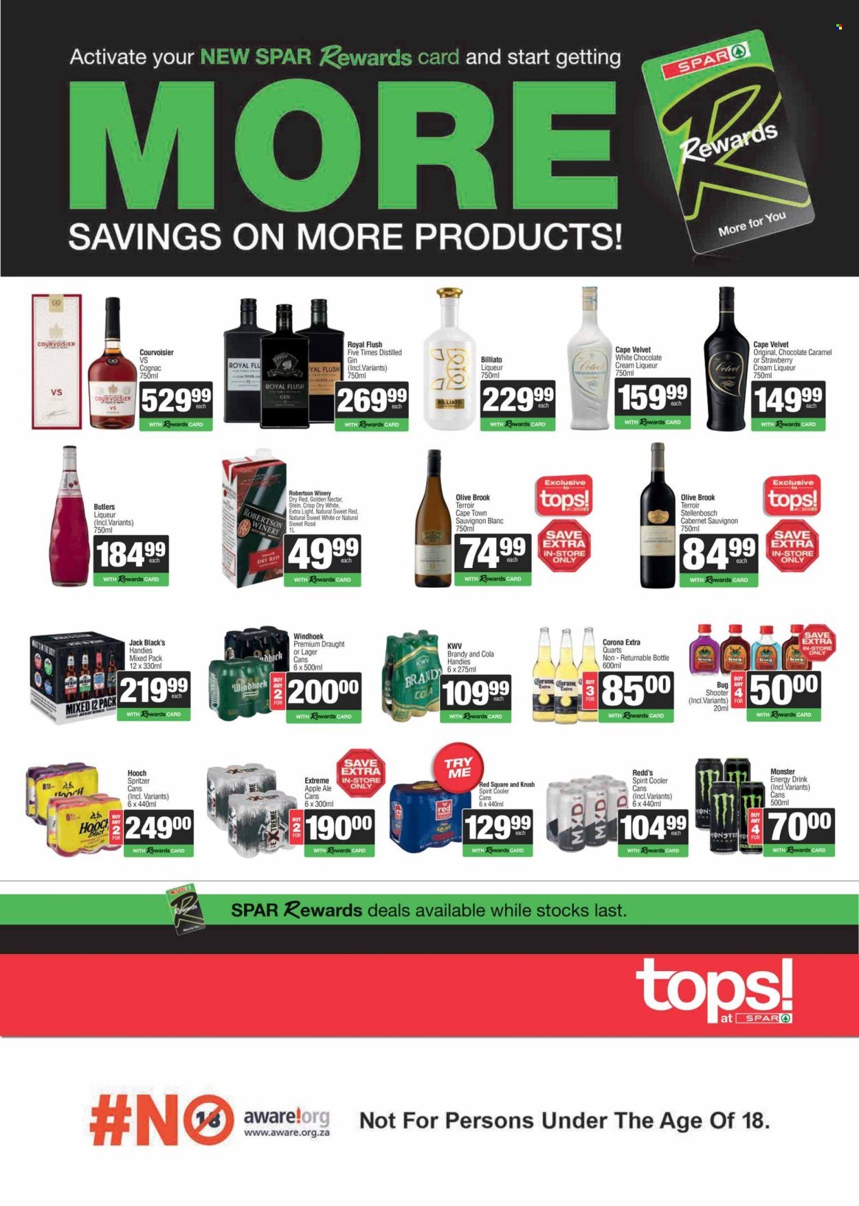 TOPS AT SPAR specials - Specials