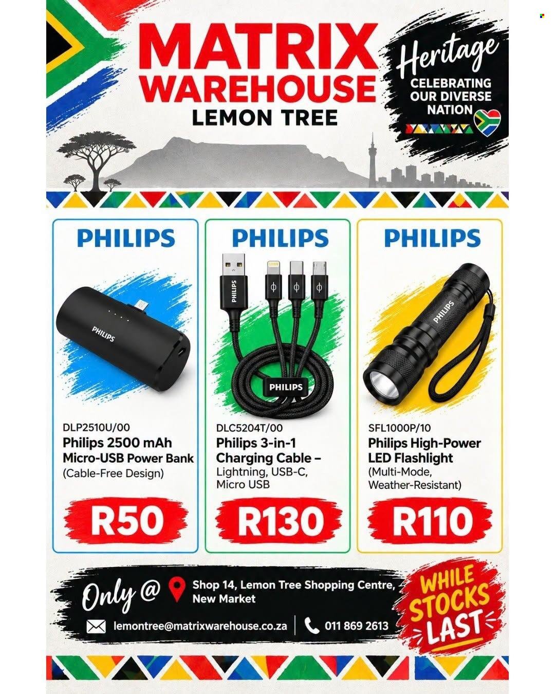 MATRIX WAREHOUSE specials - September 2026