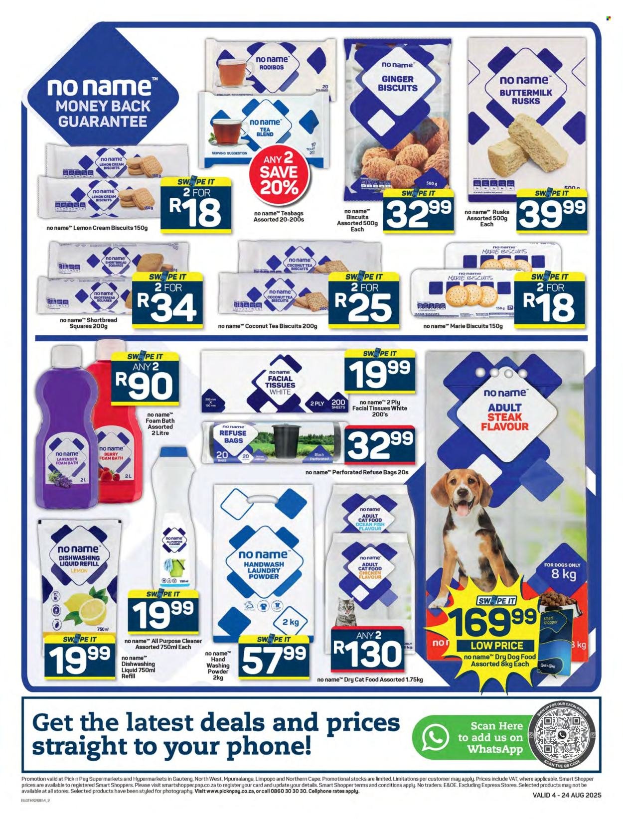 PICK N PAY specials - No Name Specials (2025-08-04 - 2025-08-24) | 2