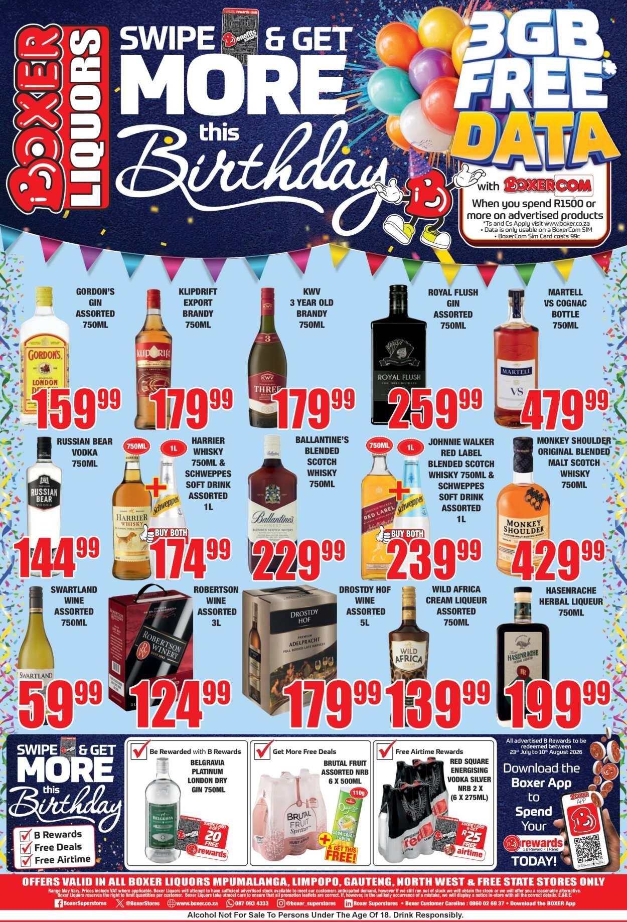 BOXER specials - LIQUOR JULY MM