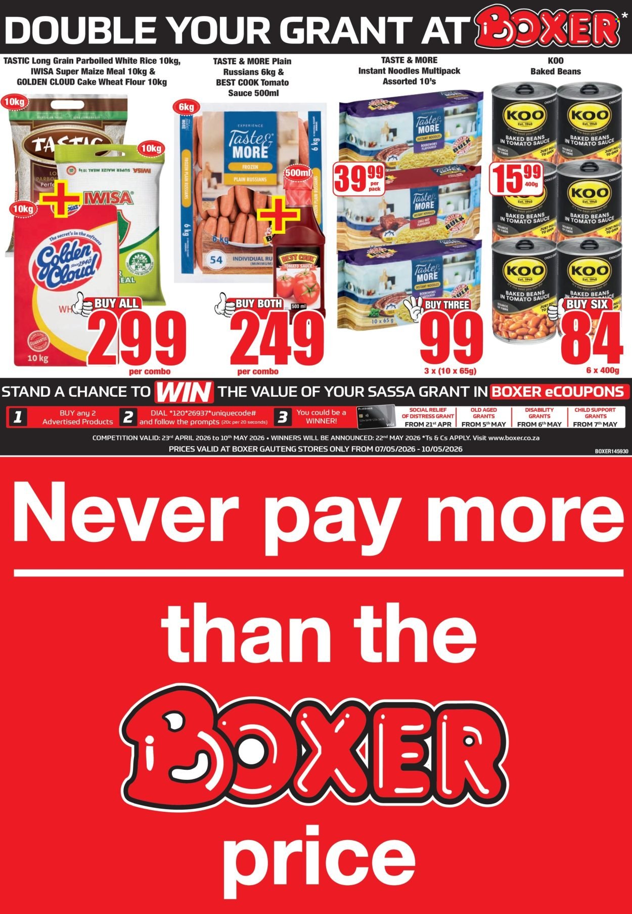 BOXER specials - GP Weekly Specials (2026-05-07 - 2026-05-10) | 1