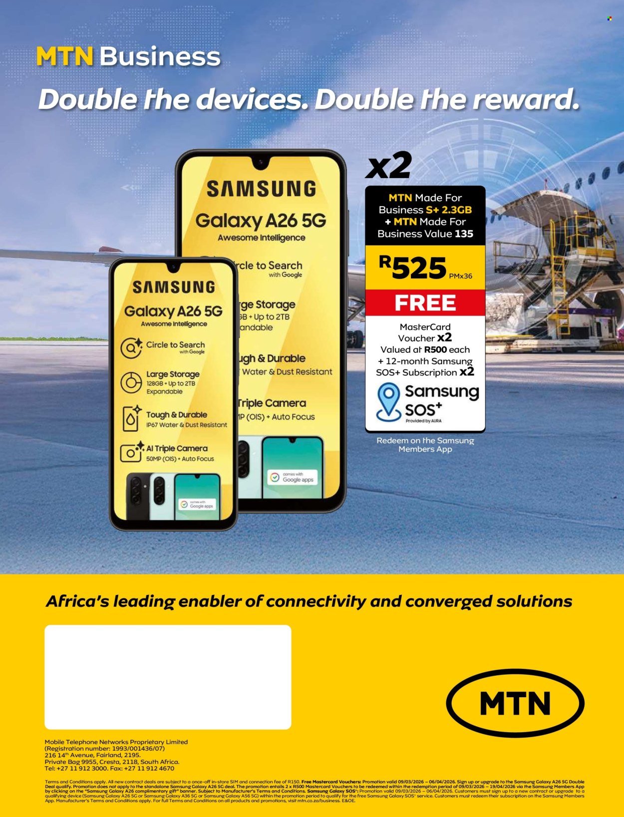 MTN specials - From Monday 9 Mar 2026 (2026-03-09 - 2026-04-06) | 12