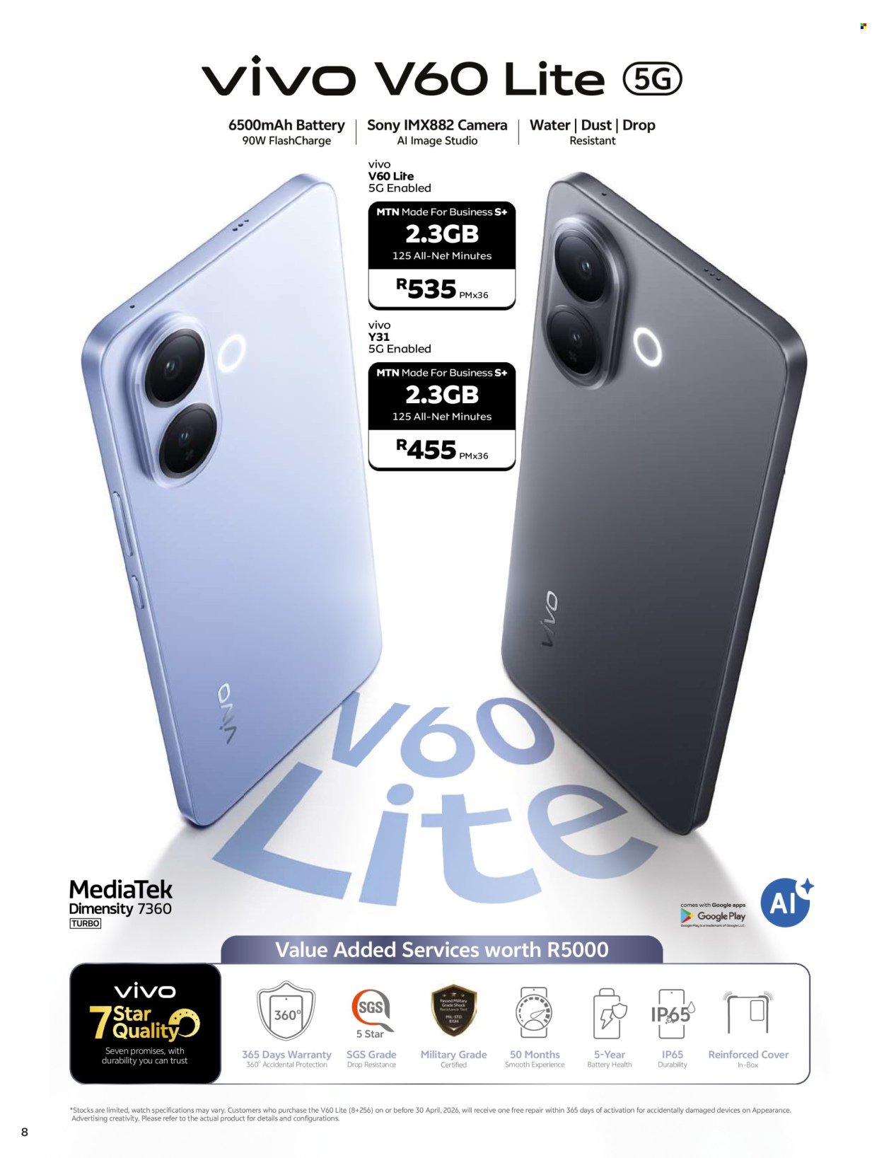 MTN specials - From Monday 9 Mar 2026 (2026-03-09 - 2026-04-06) | 8