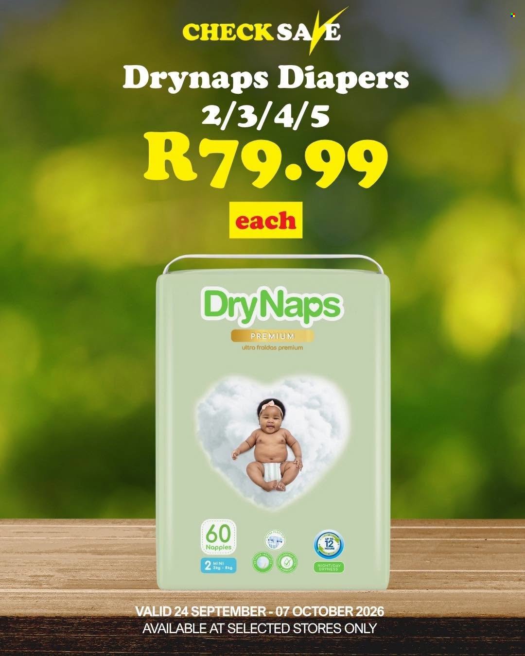 CHECK SAVE specials - From Thursday 24 Sept 2026