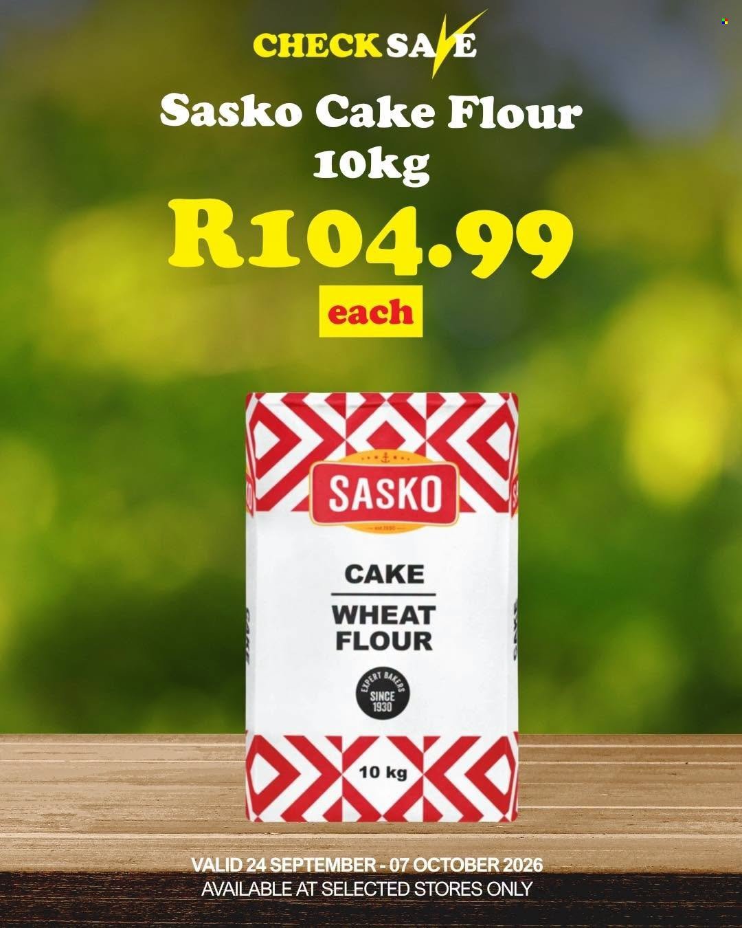 CHECK SAVE specials - From Thursday 24 Sept 2026