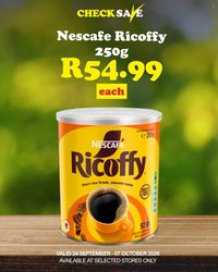 CHECK SAVE specials - From Thursday 24 Sept 2026