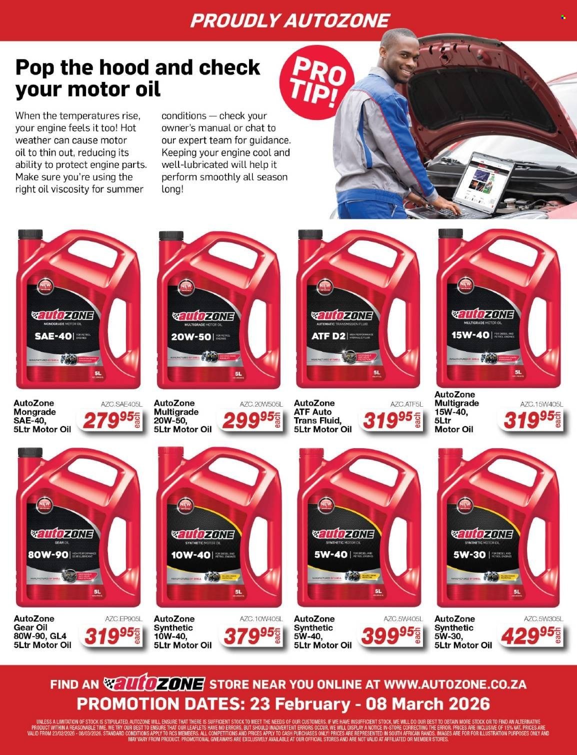 AUTOZONE specials - February Promotion (2026-02-23 - 2026-03-08) | 29