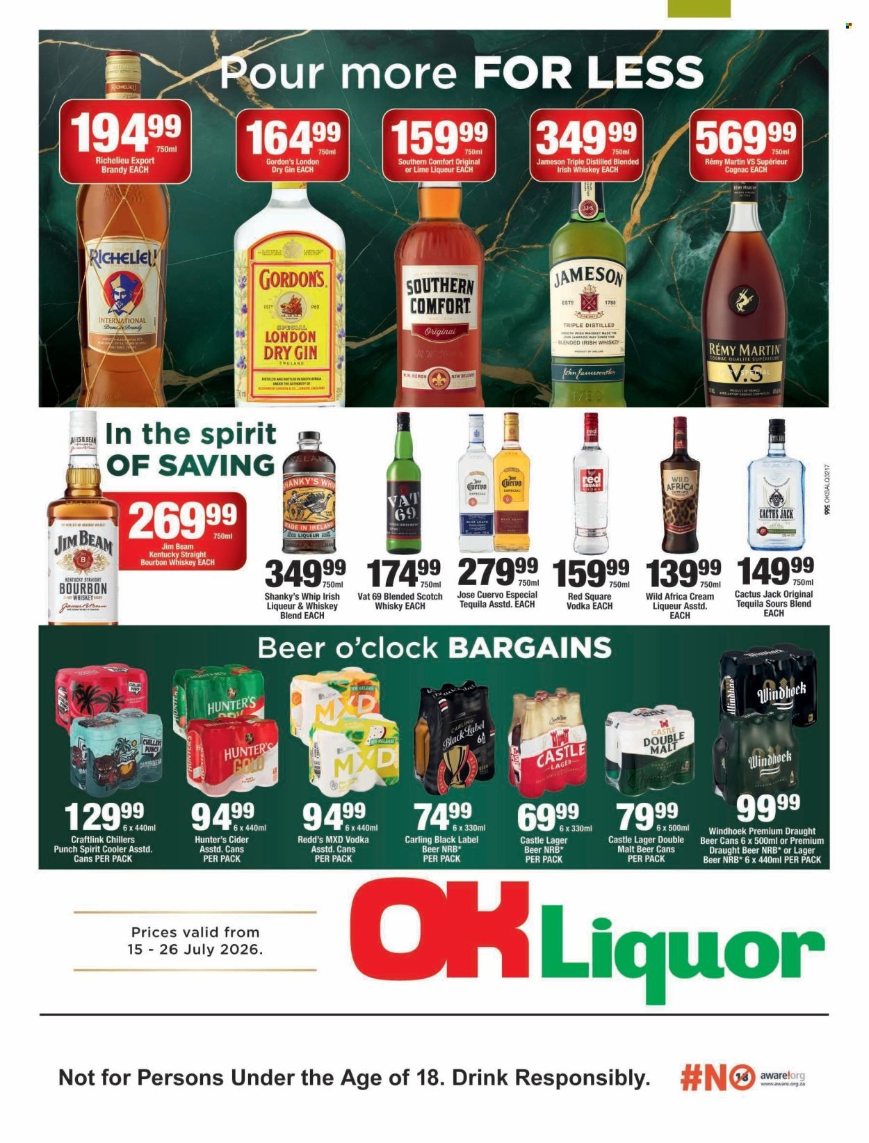 OK FOODS specials - From Wednesday 15 Jul 2026
