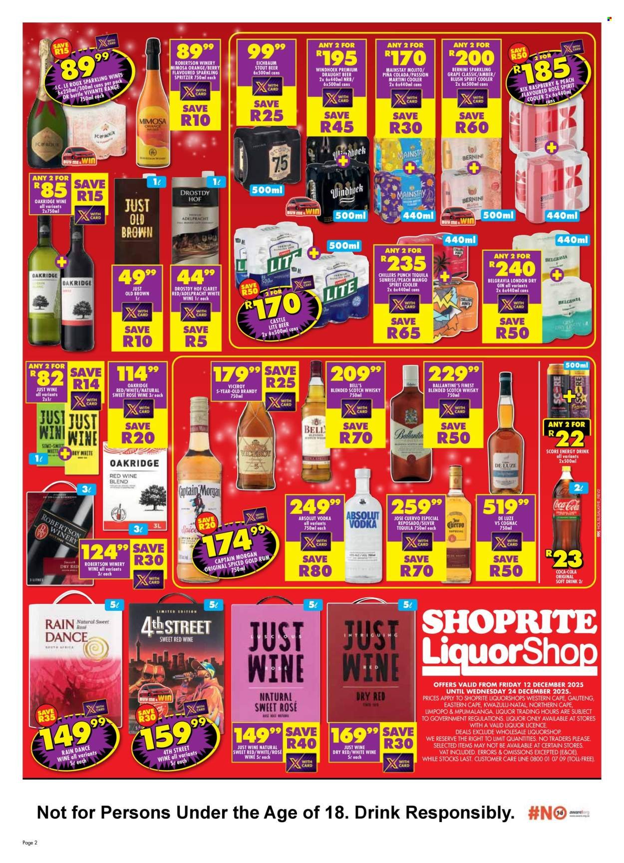 SHOPRITE specials - LiquorShop Festive Savings (2025-12-12 - 2025-12-24) | 2