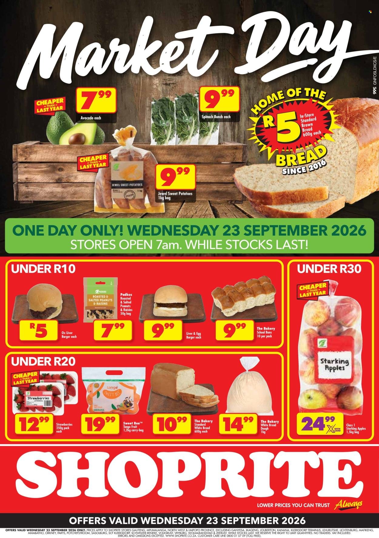SHOPRITE specials - Market Day Deals