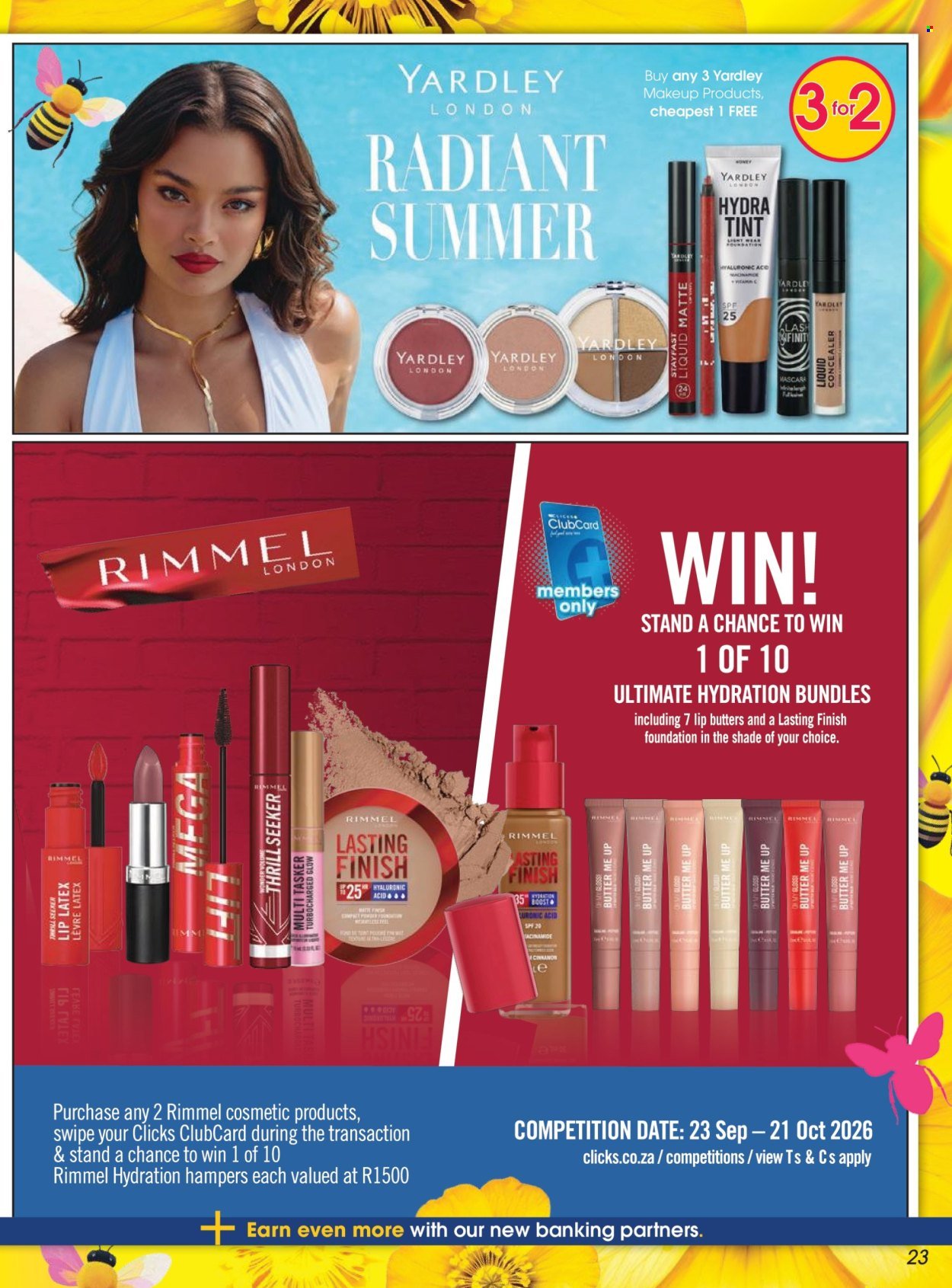 CLICKS specials - From Wednesday 23 Sept 2026