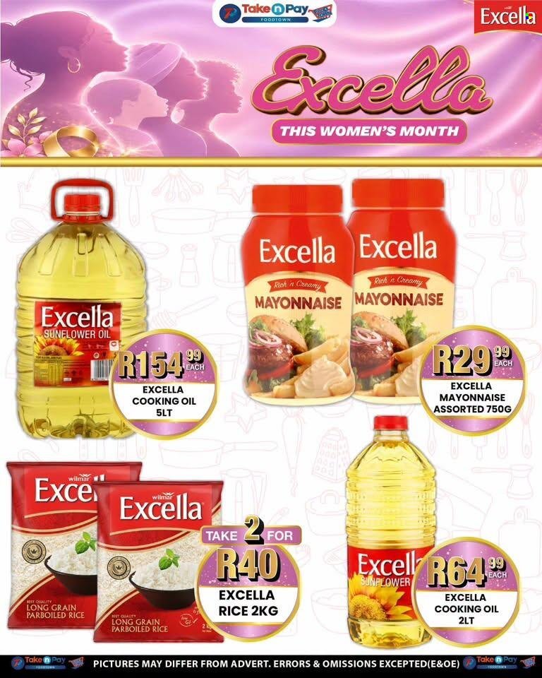 TAKE N PAY specials - From Monday 3 Aug 2026