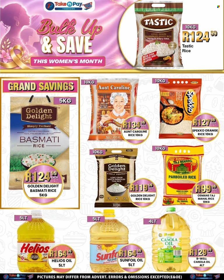 TAKE N PAY specials - From Monday 3 Aug 2026