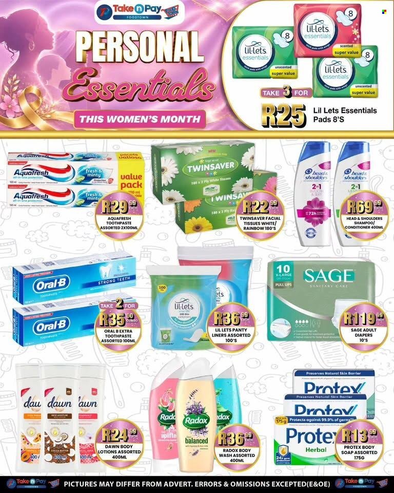 TAKE N PAY specials - From Monday 3 Aug 2026