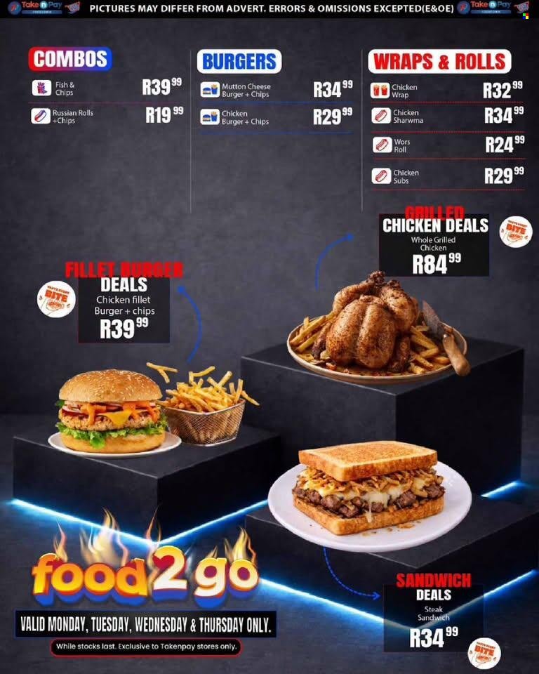 TAKE N PAY specials - From Monday 3 Aug 2026