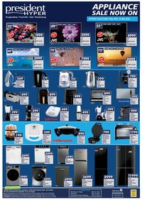 PRESIDENT HYPER specials - Appliances Sale (2026-05-04 - 2026-05-24)