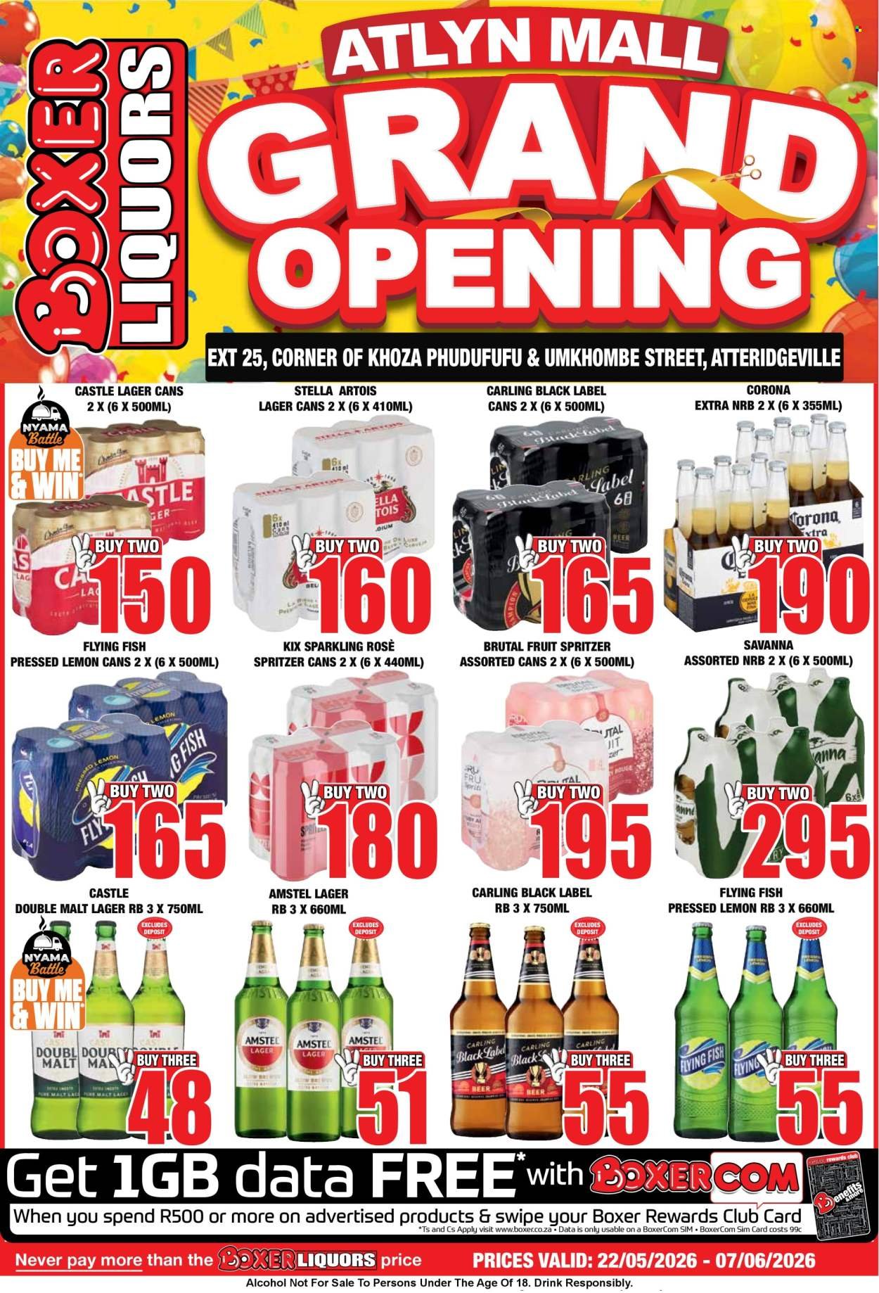 BOXER specials - Atlyn Mall Liquor Grand Opening