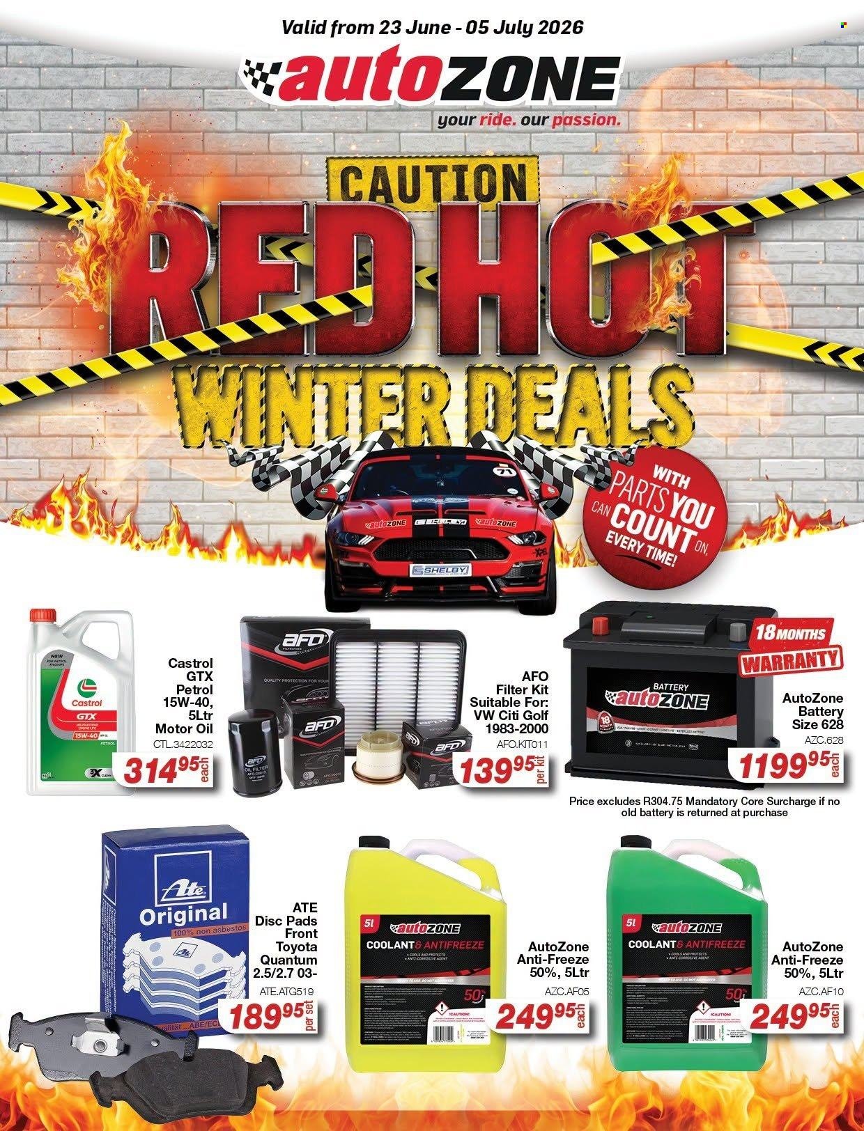 AUTOZONE specials - June National Promotion