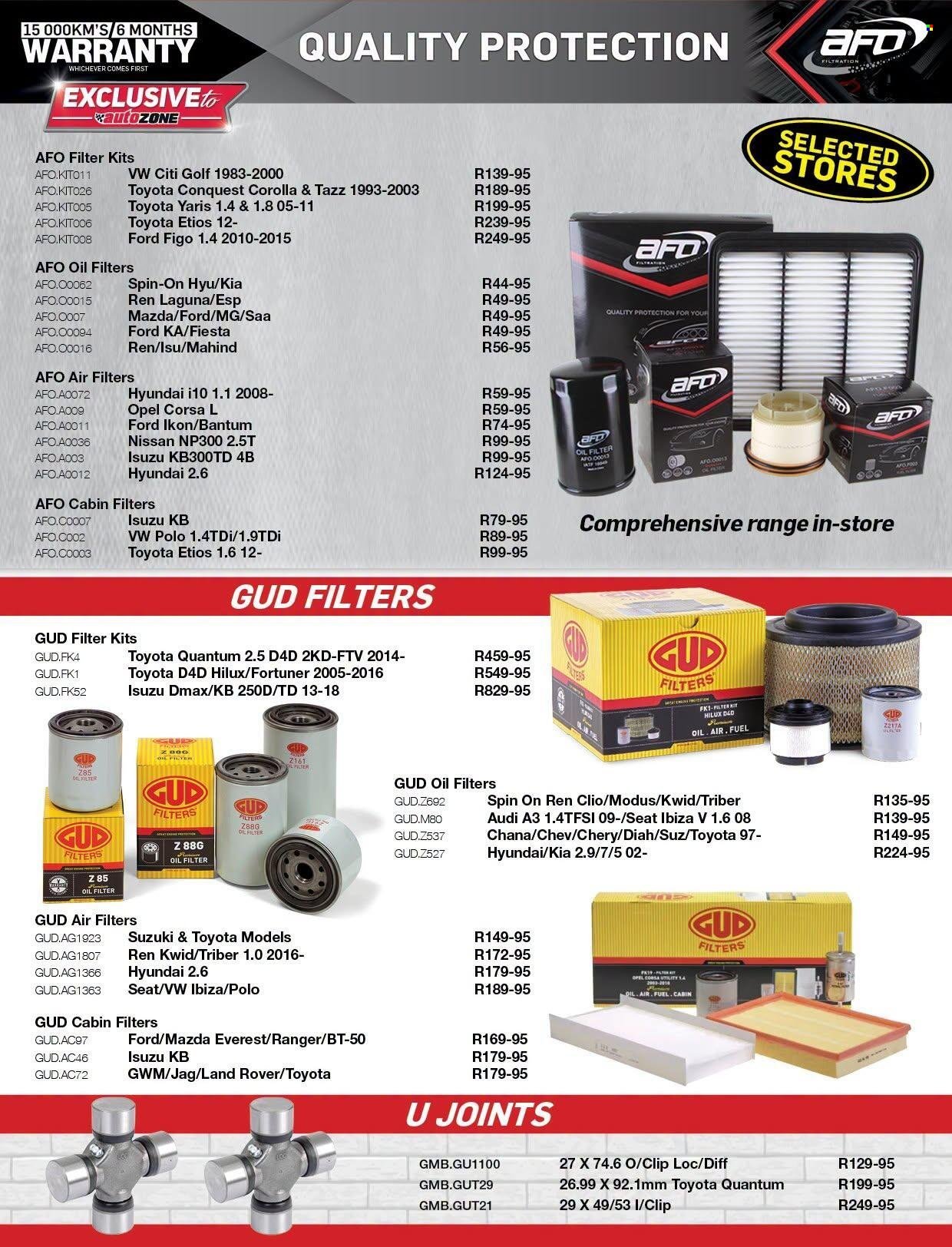 AUTOZONE specials - June National Promotion