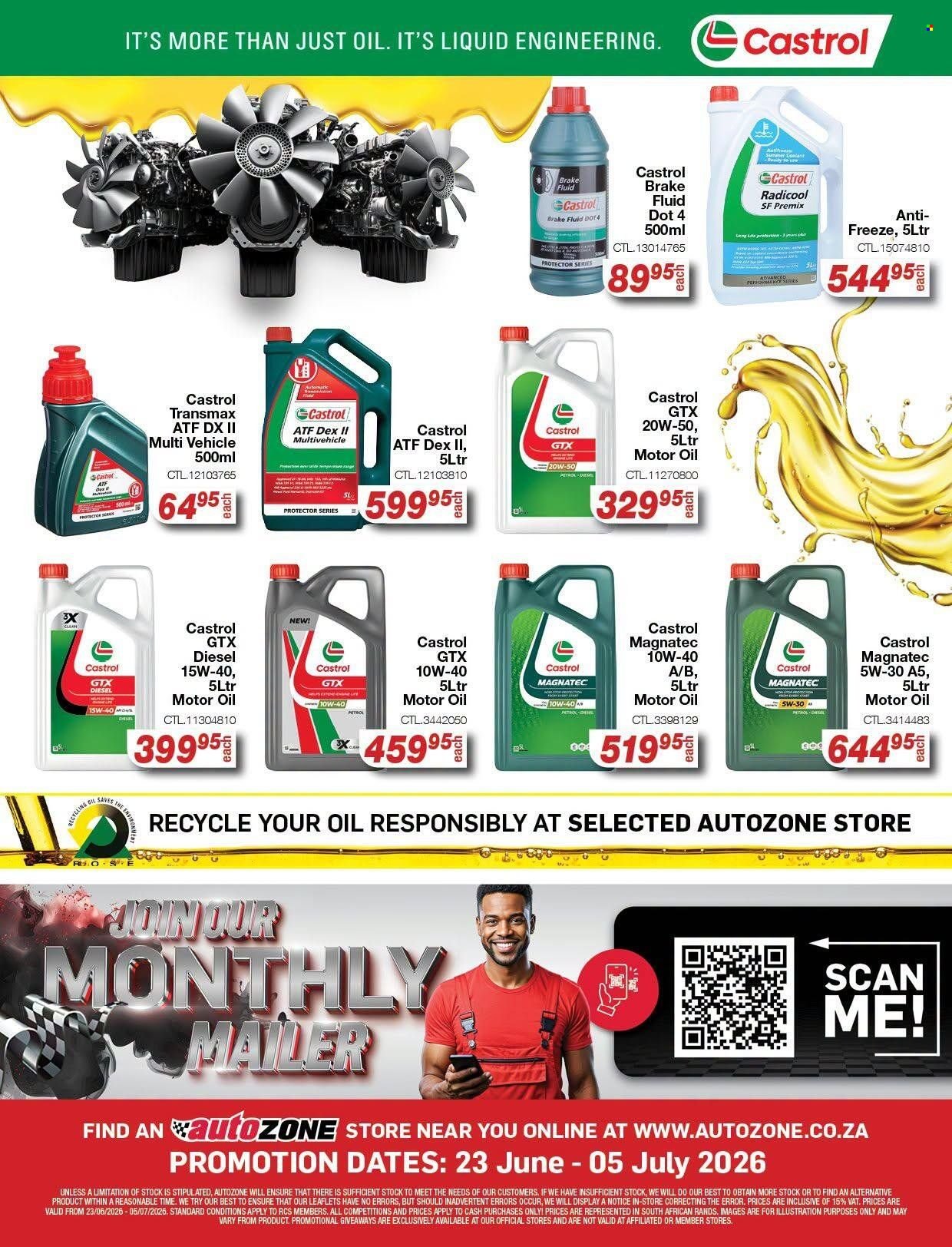 AUTOZONE specials - June National Promotion
