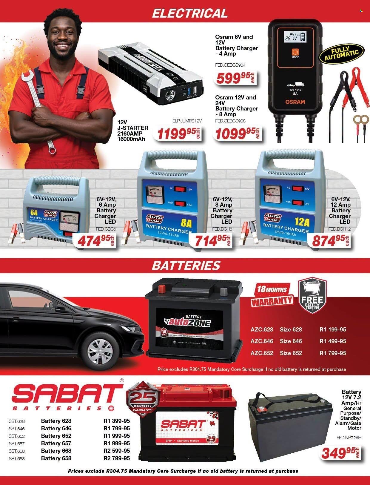 AUTOZONE specials - June National Promotion