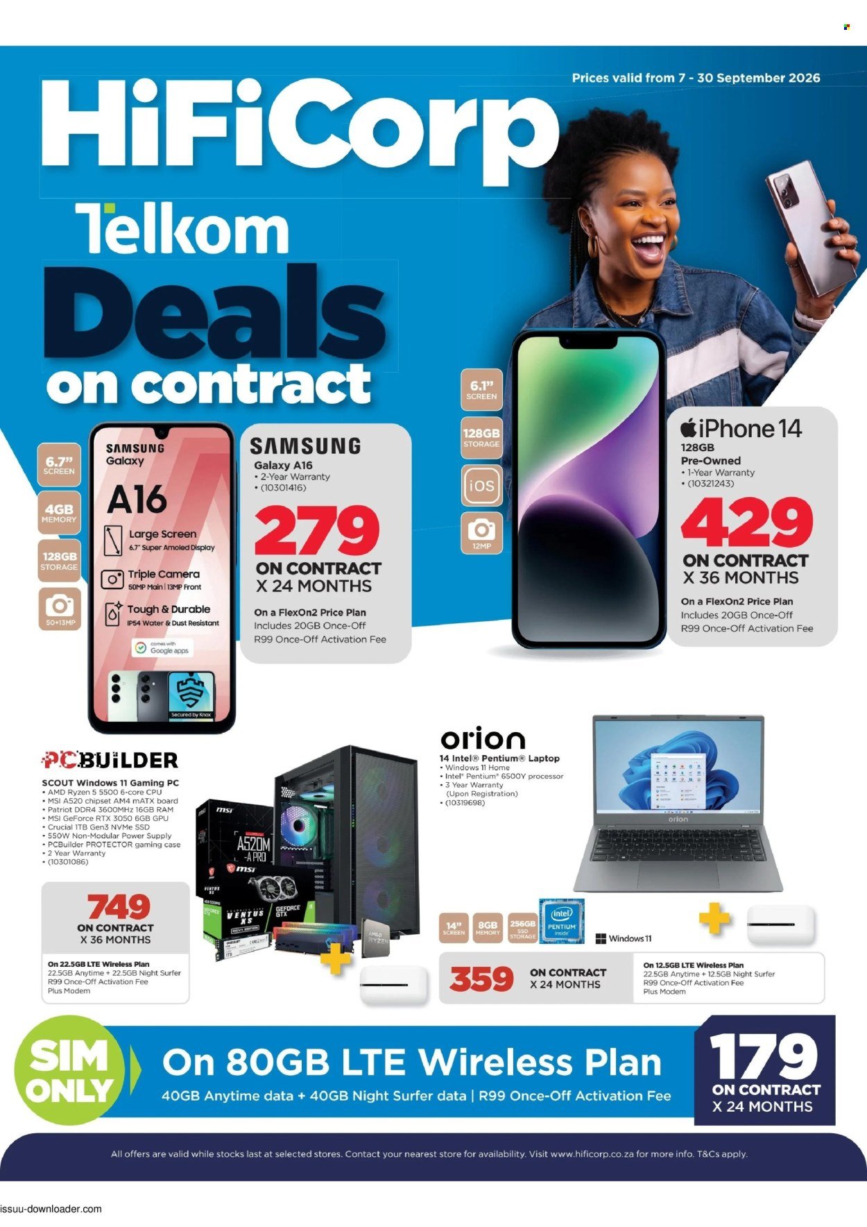 HIFI CORP specials - From Monday 7 Sept 2026