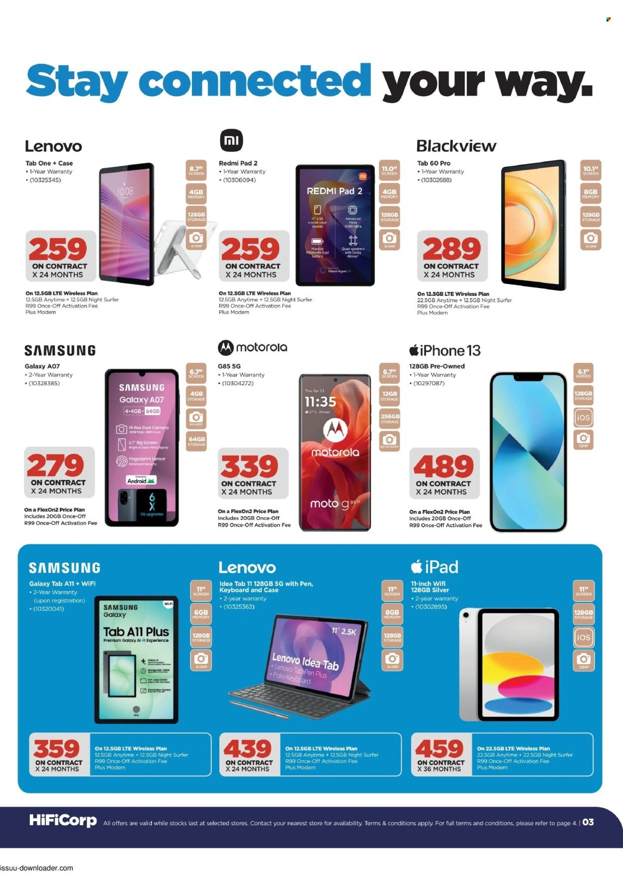 HIFI CORP specials - From Monday 7 Sept 2026
